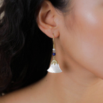 Серьги Franck Herval, Palma, с перламутром, жемчугом, лабрадоритом и лазуритом, FH26.1-12-70280 (зол