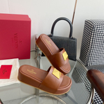 Valentino Roman Stud Slide Sandal