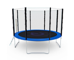 Батут с сеткой DFC PELPO 12ft с лестницей, BLUE