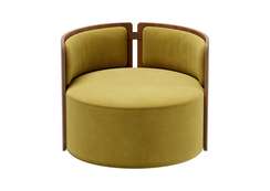 Кресло крутящееся Lagom 800 (янтарный FiberGuard, орех)