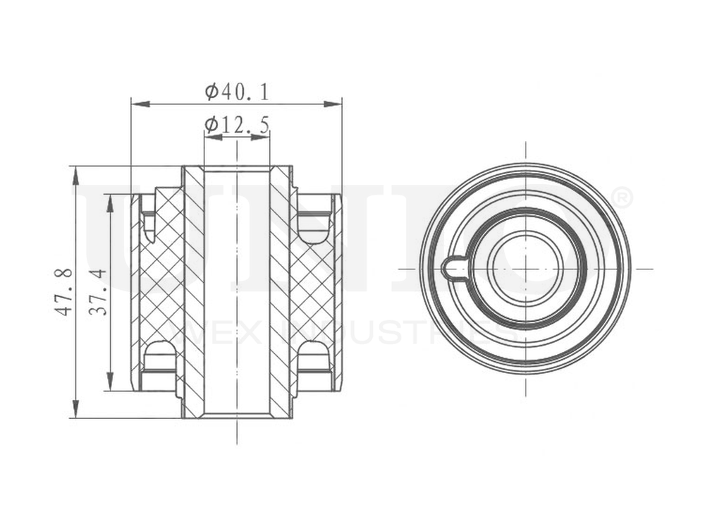 Сайлентблок задней цапфы UNIO RMP-20394