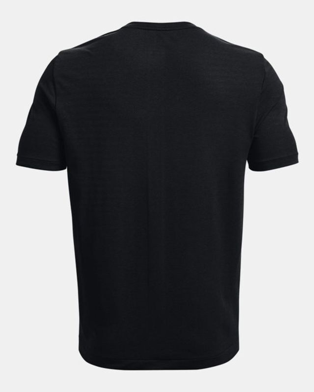 Мужская теннисная футболка Under Armour Men's UA Rush Seamless GeoSport Short Sleeve - black