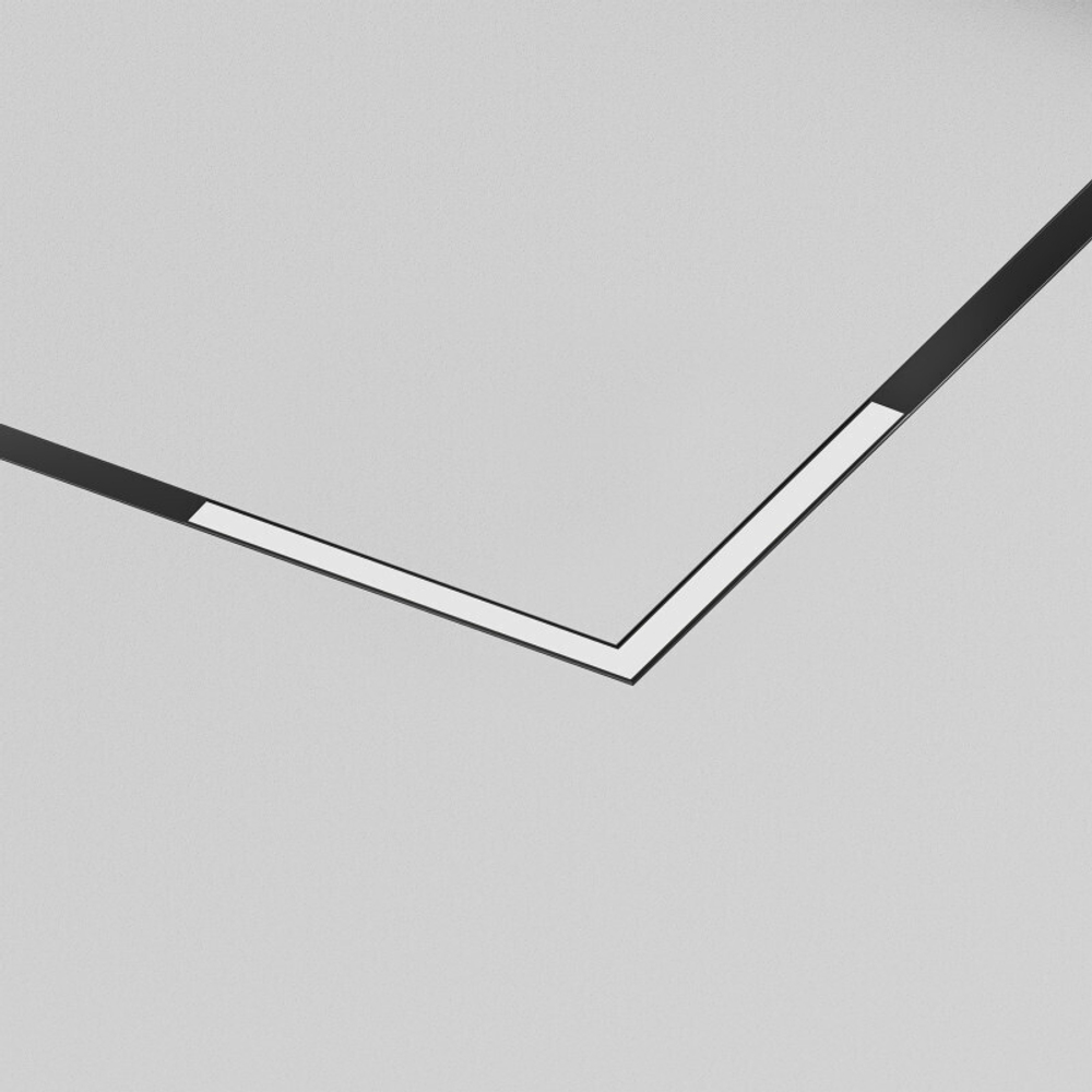 DK8314-BK Линейный угловой светильник-коннектор SMART LINEAR ZigBee, 18 Вт, 2700–6500K, 120°, Ra90, 100–265VAC, алюминий, черный