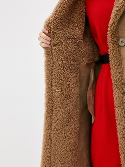 Шуба женская чебурашка тедди пальто, SilverFox (арт. S1024cb)