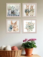 Картины на стену интерьерные на холсте 4 шт