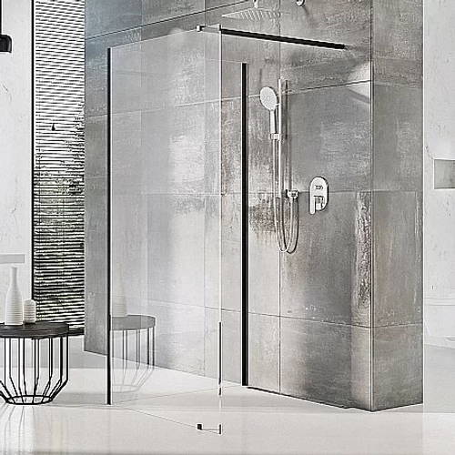 Душевое ограждение Ravak WALK-IN CORNER 120x80 стекло прозрачное/профиль черный