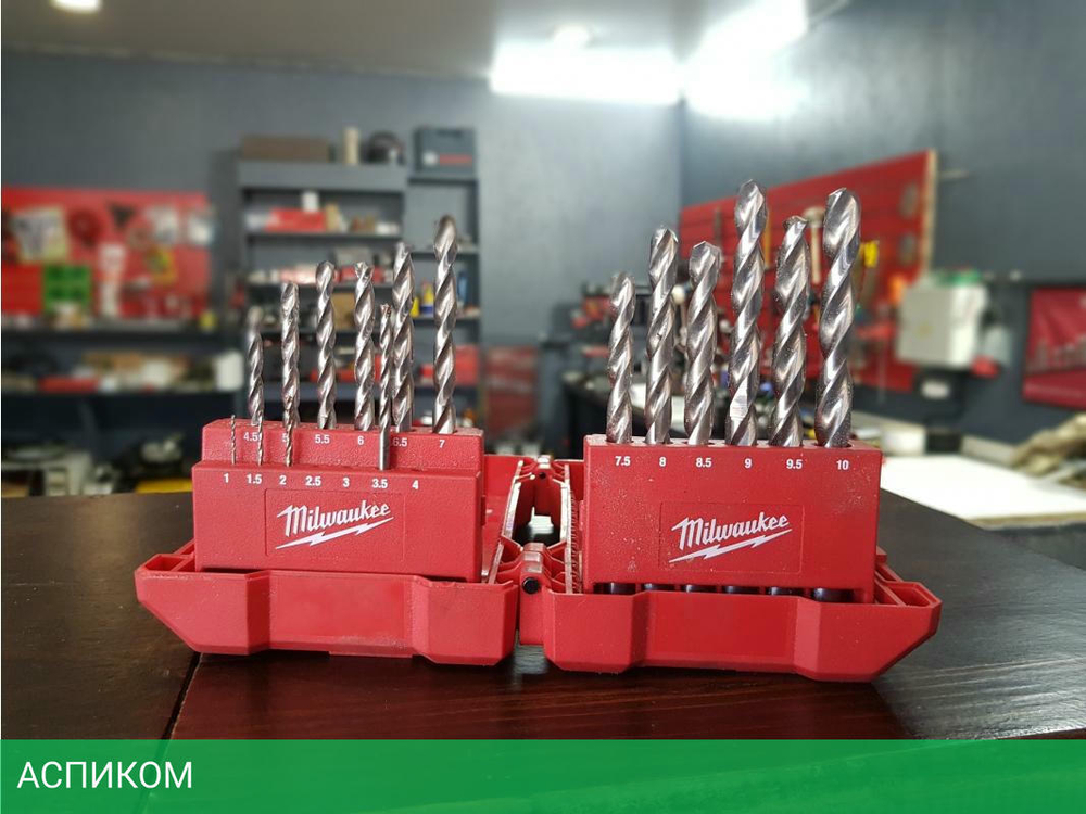 Сверло по металлу Milwaukee Thunderweb HSS-G 1-10мм 19шт (4932352374)