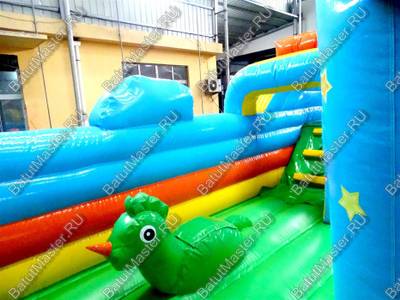 Коммерческий батут "Космические зверята" 16*8*7 м