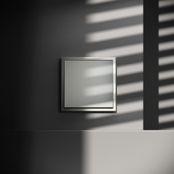 Выключатель с самовозвратом встраиваемый VOLTUM S70 одноклавишный 10А, (сталь)