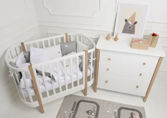 Комод Classic 3 ящика (белый)