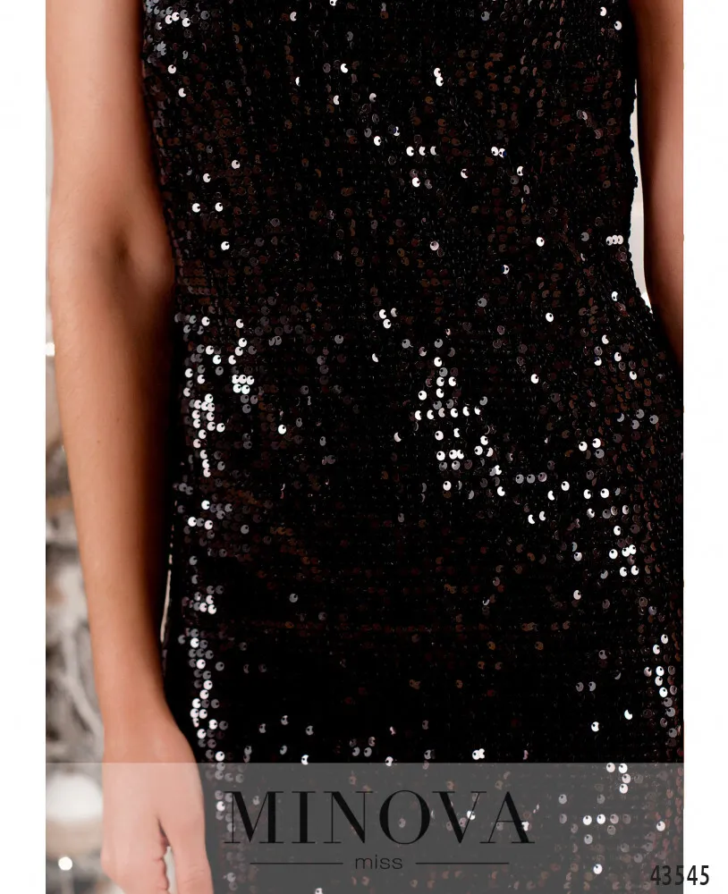 Платье 2040-черный Minova