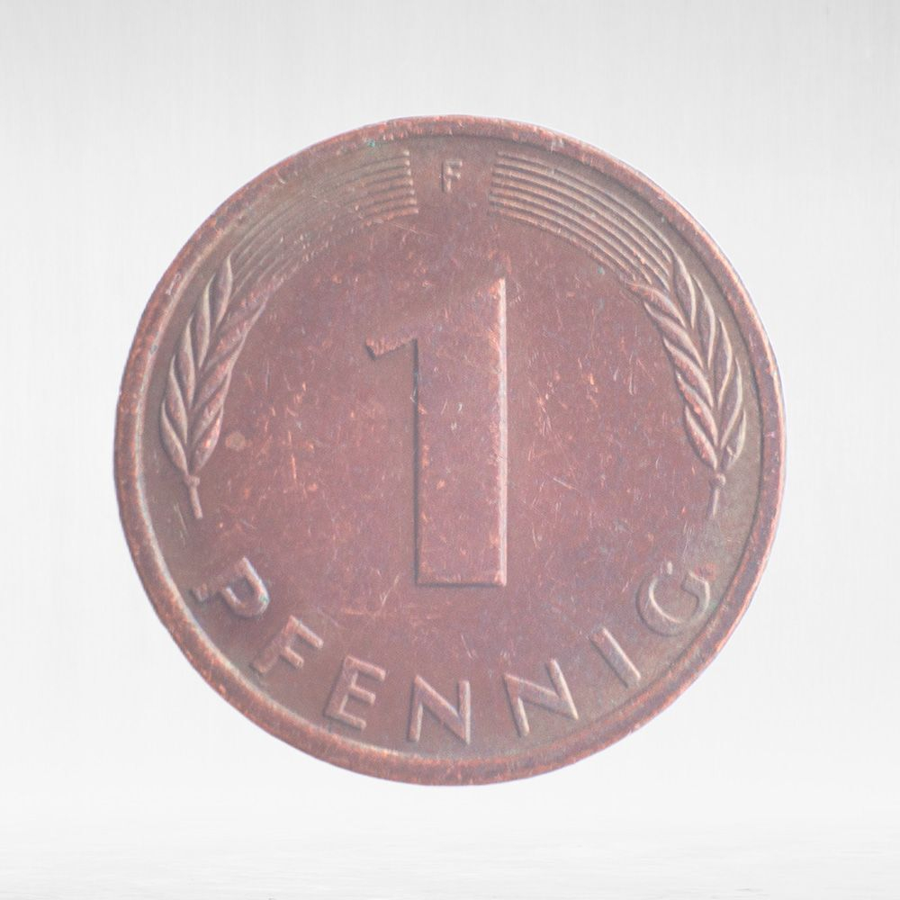 Germany, 1 Pfennig, 1994, (Stuttgart Mint - "F"), VF