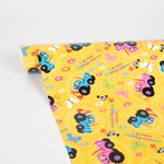 Упаковочная бумага (0,7*1 м) Синий трактор, 10 шт.