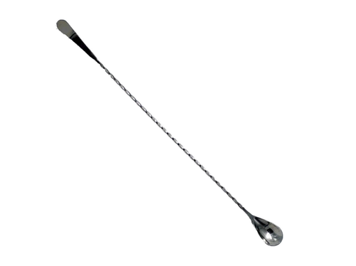 Барная ложка Flat 40 см черная