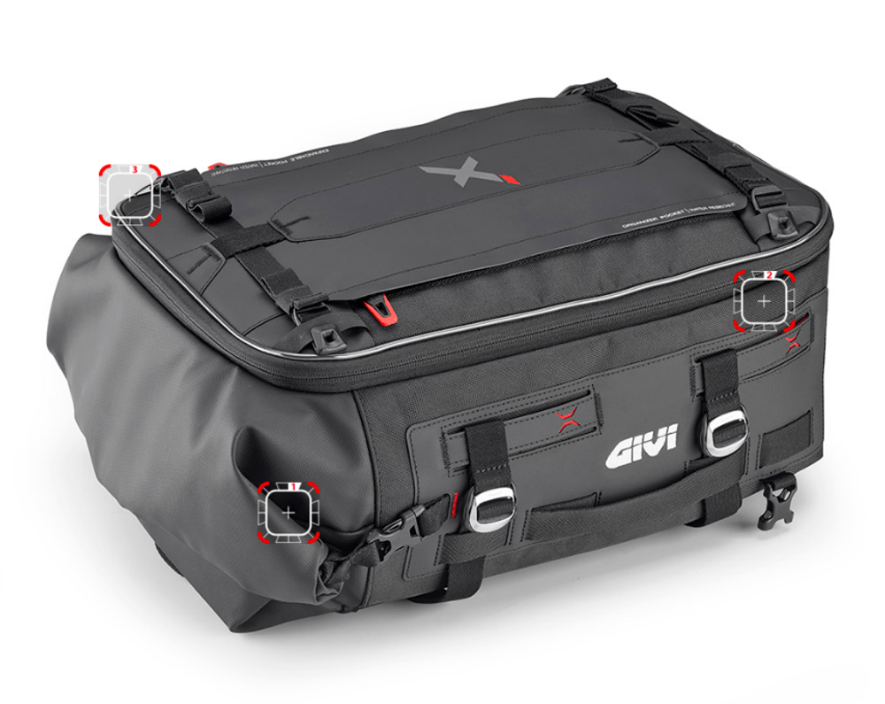 GIVI Сумка-рюкзак на сиденье мотоцикла X-LINE 25 л. водостойкая