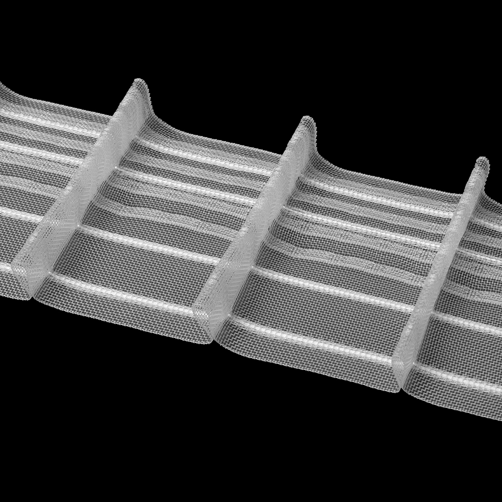 Шторная лента Oz-Is арт. 4384 M, коэф сборки 1:1,5, цвет прозрачный (ширина 100 mm)