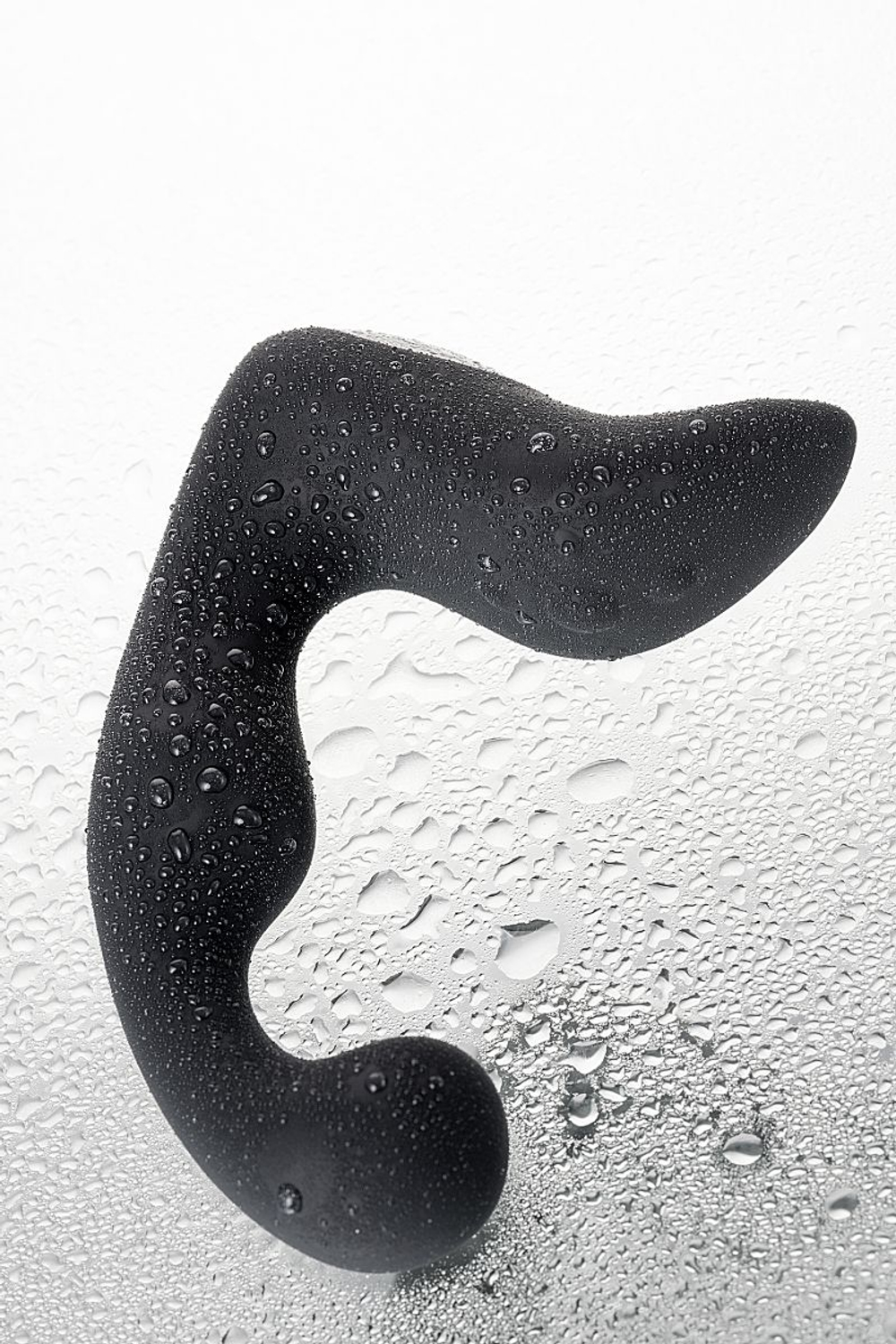 Чёрный изогнутый вибростимулятор простаты Erotist (Цвет: черный)