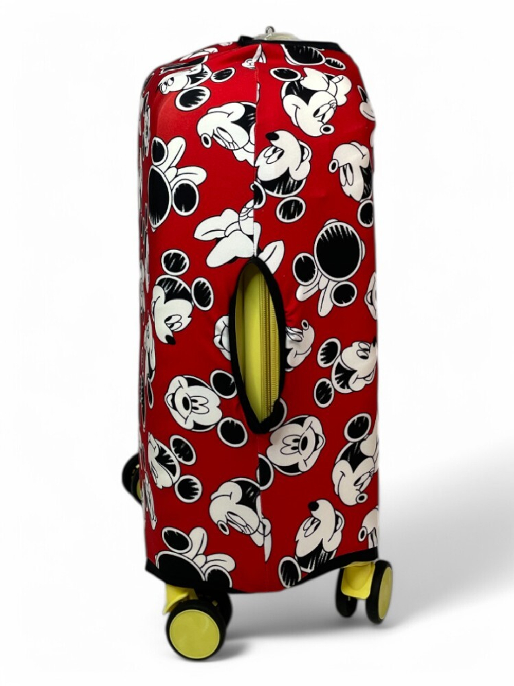 Чехол на чемодан 20", цвет красный/разноцветный, Микки