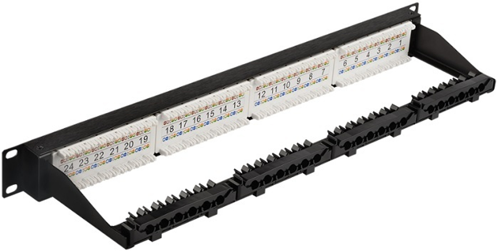 Патч-панель  Lanmaster LAN-PPN24U5E