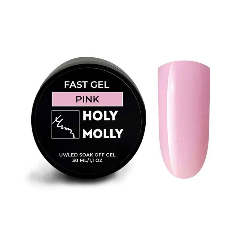 Holy Molly Гель FAST PINK, 30мл