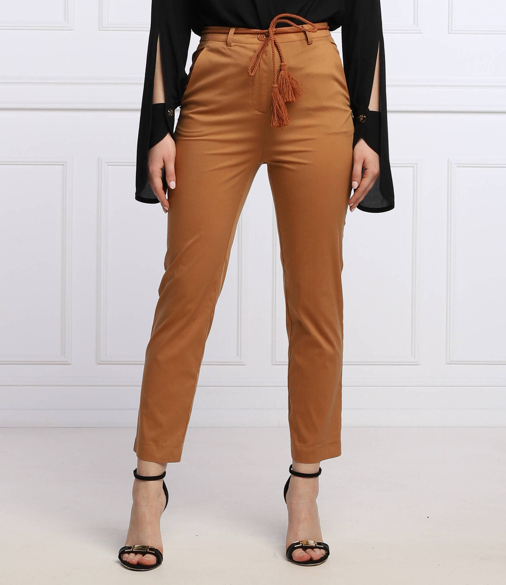 штаны Patrizia Pepe - каштановый(2P1415 A23)