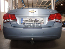 Фаркоп оцинкованный Galia C066C для Chevrolet Cruze седан/хетчбек 2009-2016(паспорт и сертификат в комплекте)(без электрики)