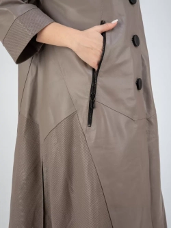 Плащ кожаный натуральный