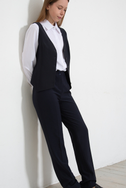 Брюки женские 04Ла, Тёмно тёмно син #70ТТСи0204Ла