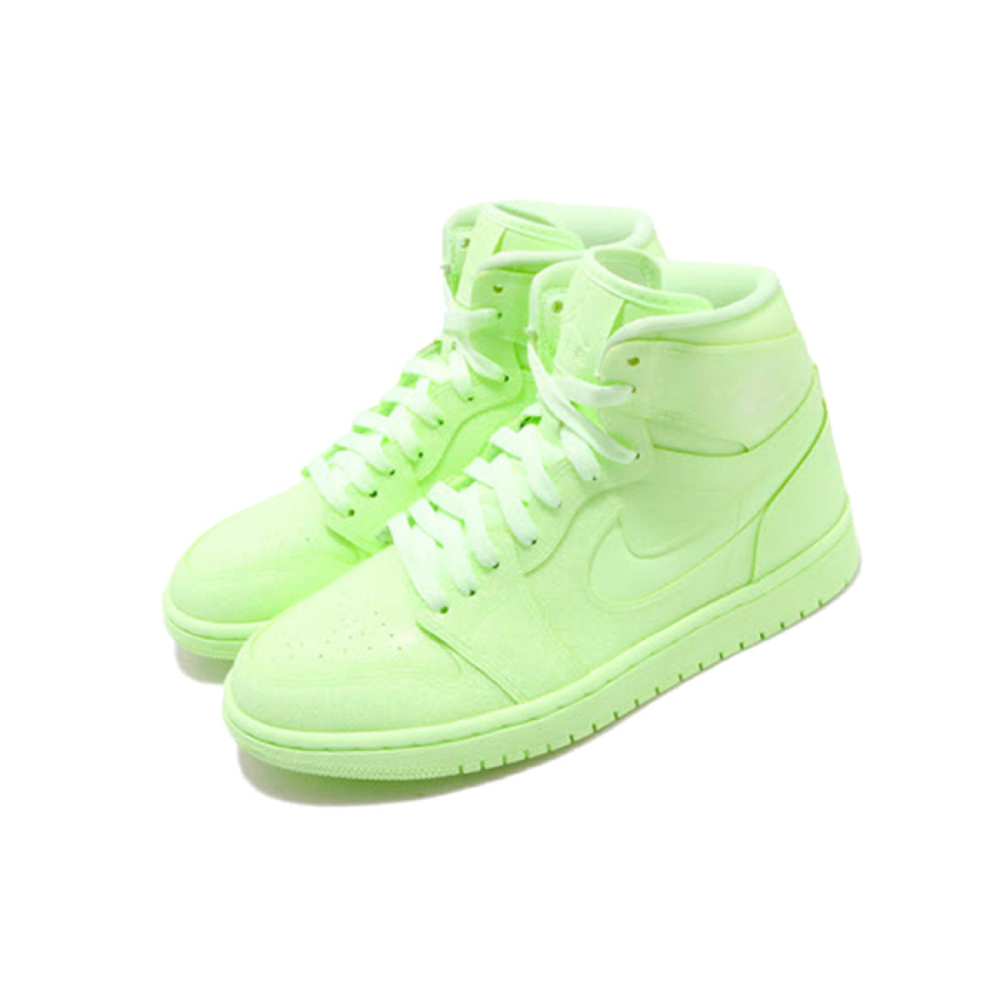 Кроссовки Air Jordan 1 High Premium Barely Volt