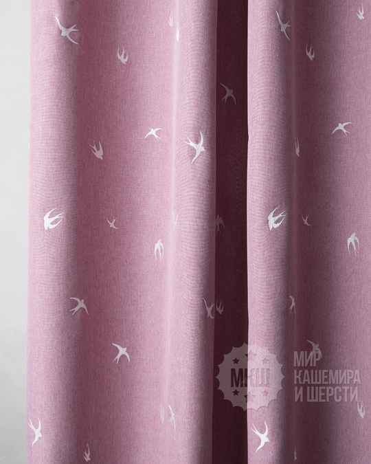 Готовые шторы ПРАЙММ (арт. BL01-245-02) - (145х280)х2 см. - розовые