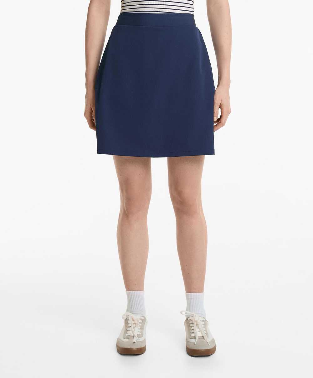 Oysho Юбка выше колена, темно-синий