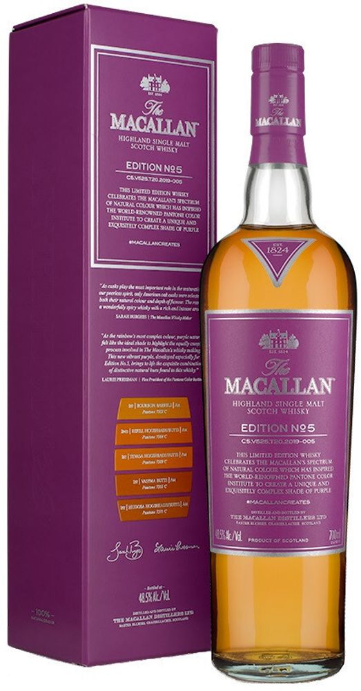 Виски Macallan Edition №5 gift box, 0.7 л