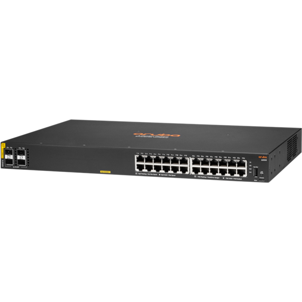 Коммутатор (свитч) HPE R8N87A Aruba 6000 24G Class4 PoE 4SFP 370W Switch