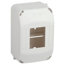 Корпус пластиковый навесной ЭРА SIMPLE КМПн 1/4 IP20 белый | Корпуса пластиковые распределительные