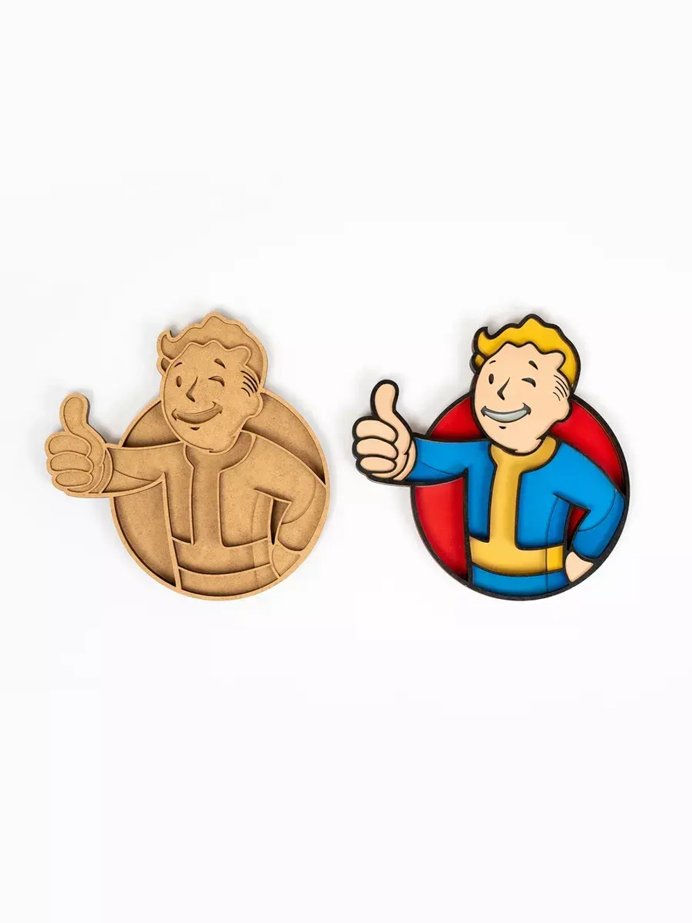 Деревянная заготовка для творчества Волт-Бой Fallout