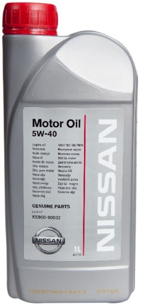 NISSAN KE900-90032R SAE 5w40 SM/CF Масло моторное синтетическое  1 л