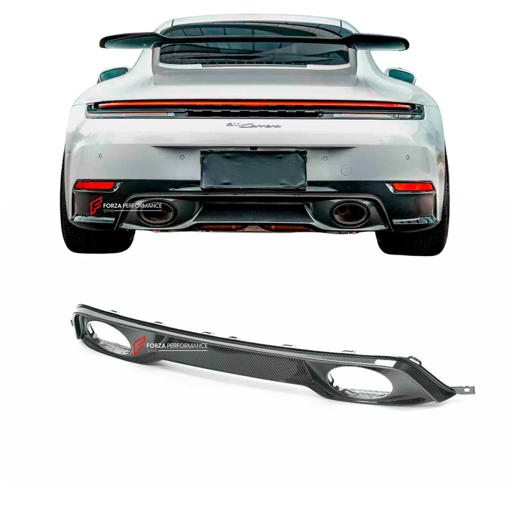 Карбоновая замена заднего диффузора для PORSCHE 911 992.2 CARRERA T / S 2025+