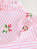 Купальник слитный на молнии для девочки Next AB7-039, Розовый