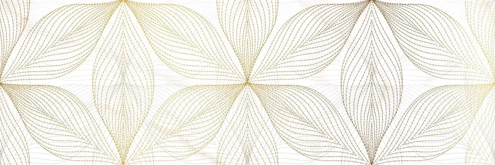 Декоративная плитка Alma Ceramica DWU11DEA014 Dea 200x600 бежевая глянцевая с орнаментом