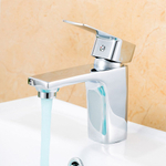 Смеситель для раковины, Frud, корот изл, с картриджем, хром, R10131