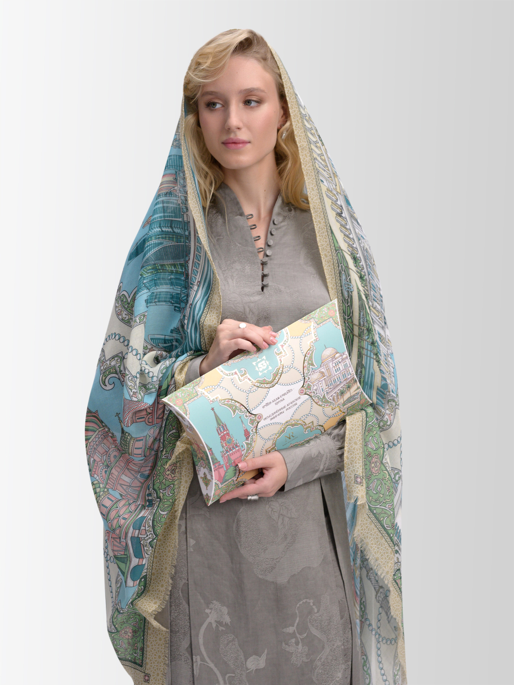 Шарф/Палантин «Объединенные Арабские Эмираты–Россия»