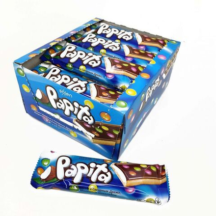 Печенье "Papita" c кокосом и драже-конфетами 33гр., Турция