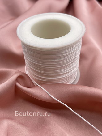 Нейлоновый шнур белый 0,8 мм
