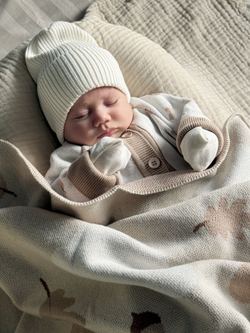 Комбинезон вязаный желуди