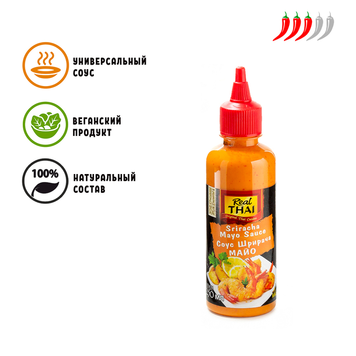 Cоус Шрирача МАЙО Real THAI Sriracha Mayo Sauce 250 мл