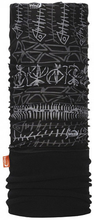 Шарф-труба флисовый WDX PolarWind raspa black