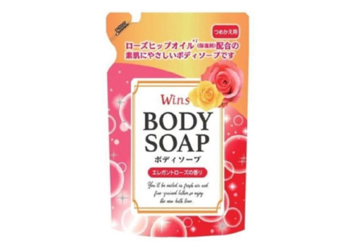 Крем-мыло для тела "Wins Body Soap Rose" с розовым маслом, 340г