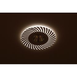 Светильник встраиваемый cо светодиодной подсветкой ЭРА DK LD32 WH под лампу MR16 GU5.3 белый | Встраиваемые LED светильники