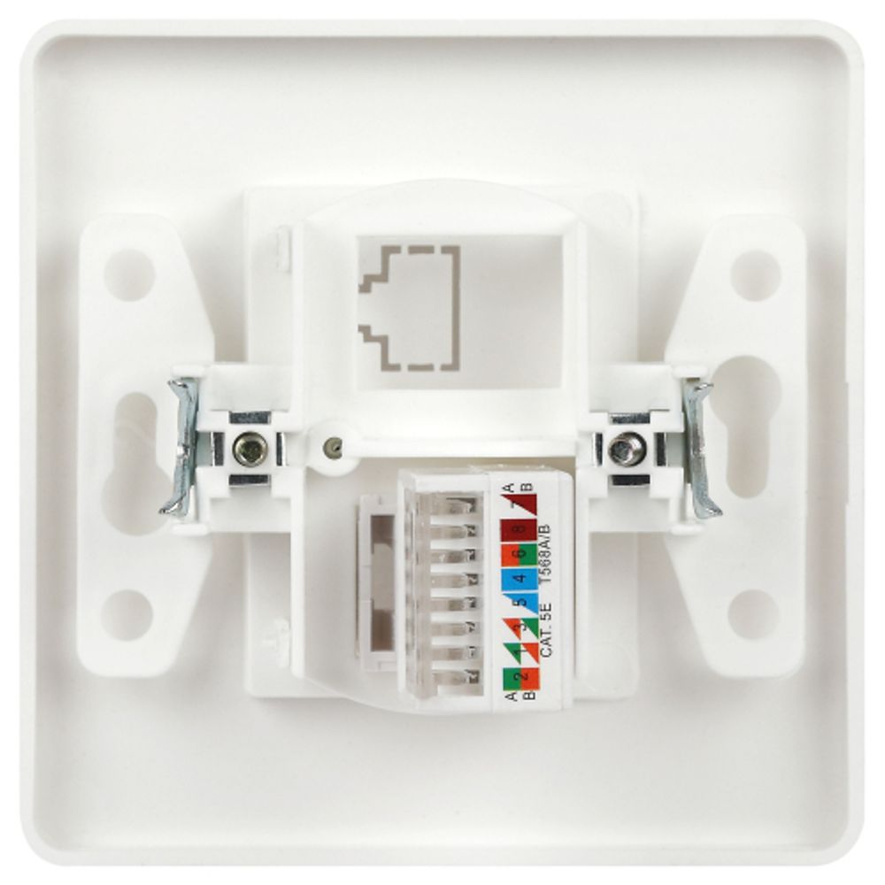 Розетка Intro Style 7-303-01 информационная RJ45 СУ белый