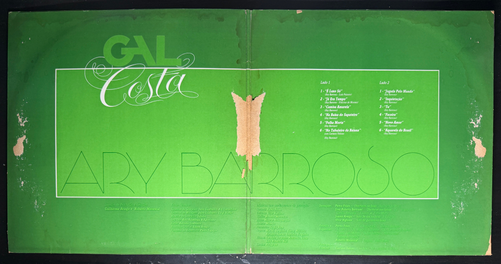 Gal Costa ‎– Aquarela Do Brasil (Бразилия 1980г.) Т